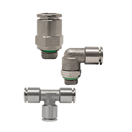 Stainless steel push-in fittings